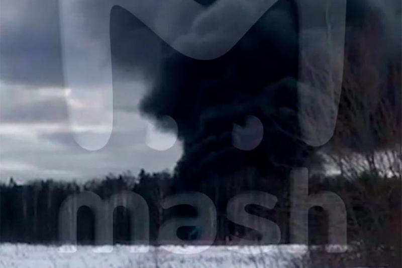 Крушение военного самолета Ил-76 в Ивановской области