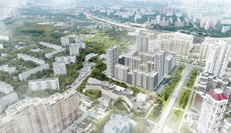 Новостройках в районе раменки