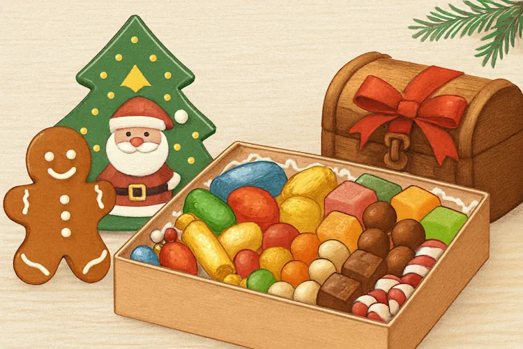 Сладкие новогодние подарки детям