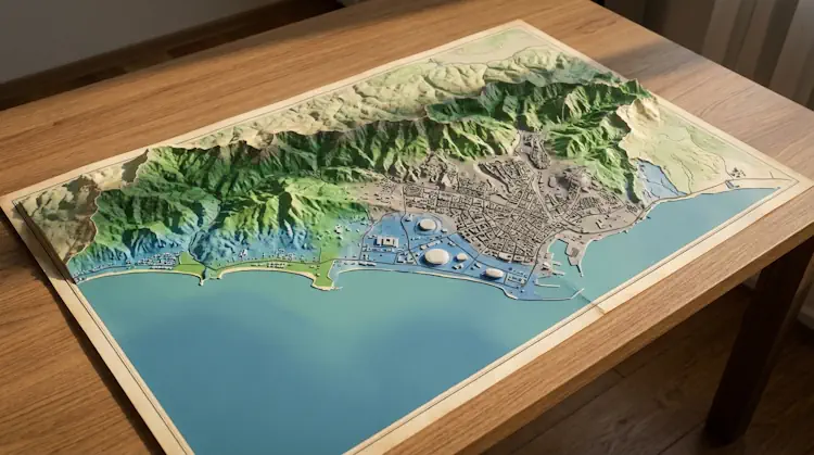 Карта районов сочи с обозначением ключевых зон